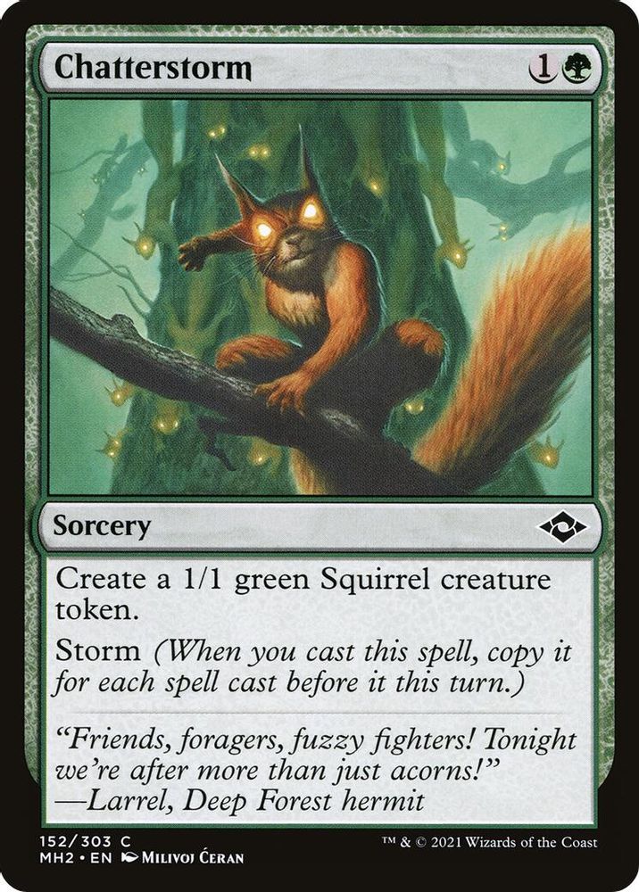 Chatterstorm · 152 · Modern Horizons 2 · Non-foil