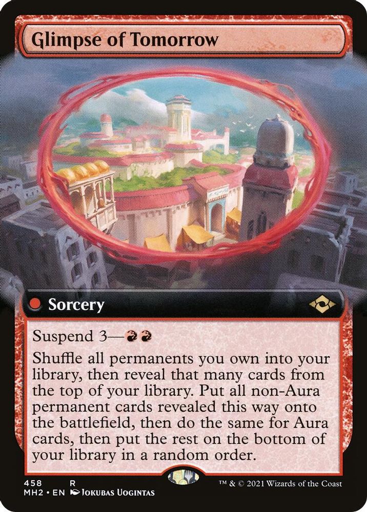 Glimpse of Tomorrow (Extended Art) · 458 · Modern Horizons 2 · Non-foil
