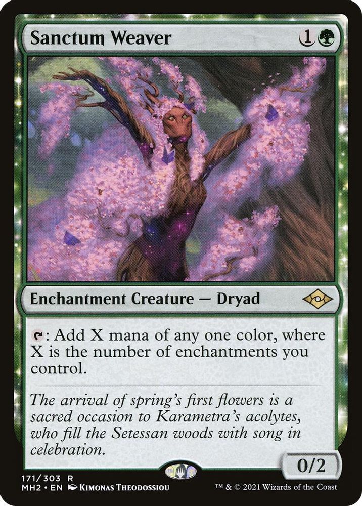 Sanctum Weaver · 171 · Modern Horizons 2 · Non-foil