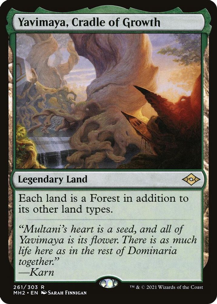 Yavimaya, Cradle of Growth · 261 · Modern Horizons 2 · Non-foil