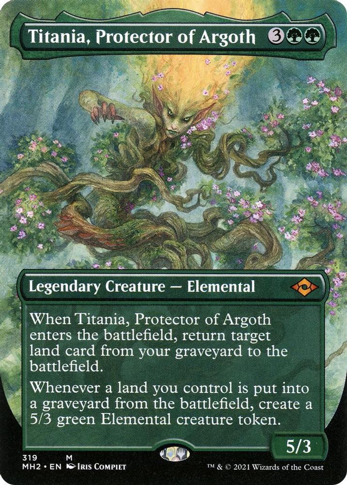 Titania, Protector of Argoth (Borderless) · 319 · Modern Horizons 2 · Non-foil