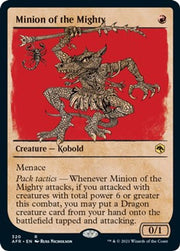 Minion of the Mighty (Showcase) · 320 · Adventures in the Forgotten Realms · Foil