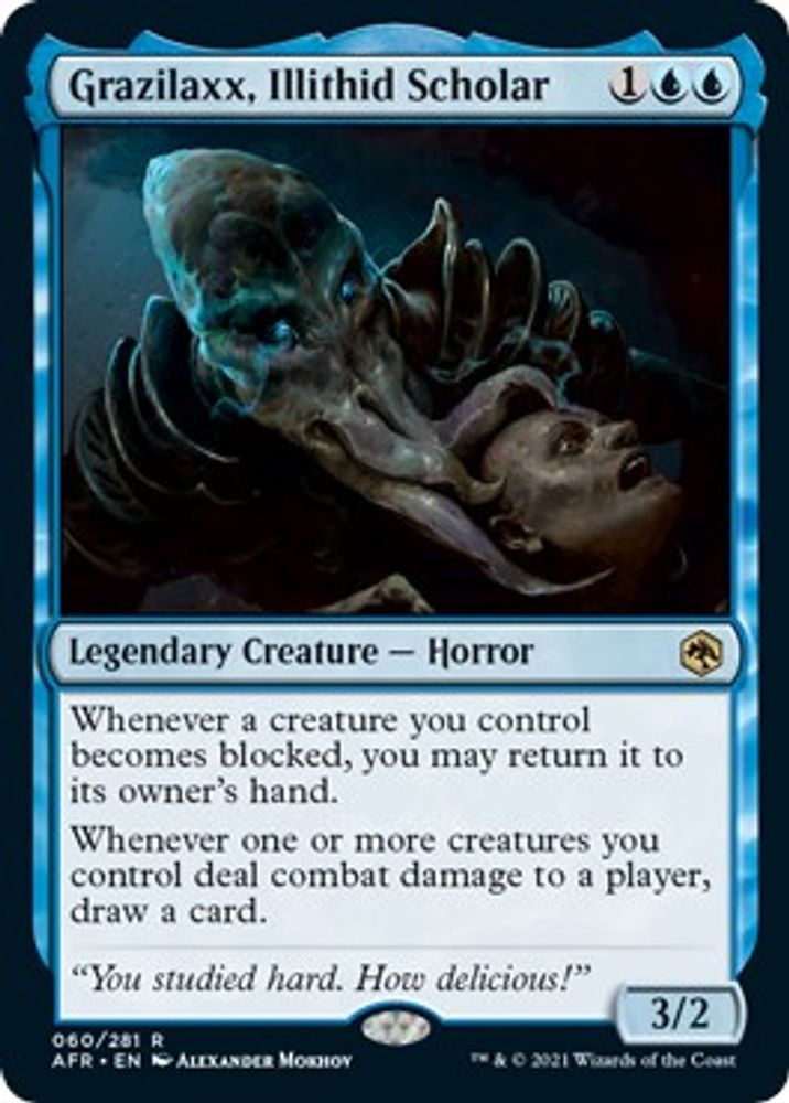 Grazilaxx, Illithid Scholar · 60 · Adventures in the Forgotten Realms · Non-foil