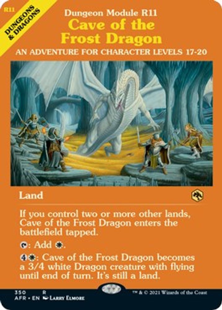 Cave of the Frost Dragon (Dungeon Module) · 350 · AFR · Foil