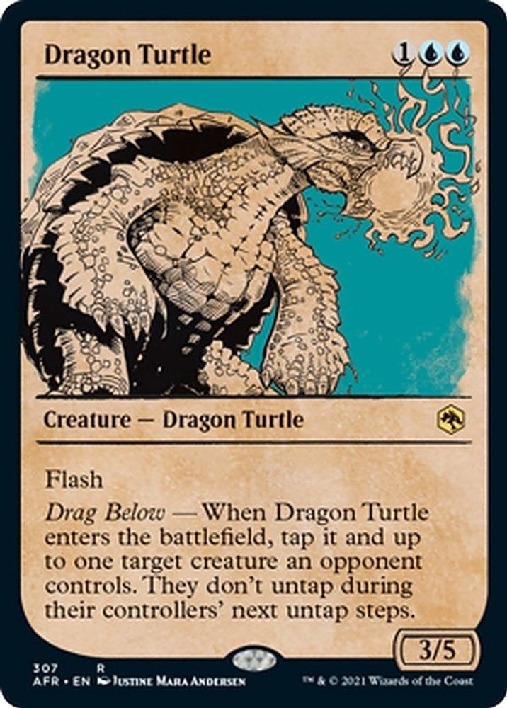 Dragon Turtle (Showcase) · 307 · Adventures in the Forgotten Realms · Non-foil