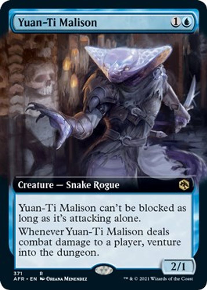 Yuan-Ti Malison (Extended Art) · 371 · Adventures in the Forgotten Realms · Foil