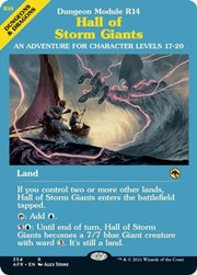 Hall of Storm Giants (Dungeon Module) · 354 · Adventures in the Forgotten Realms · Non-foil