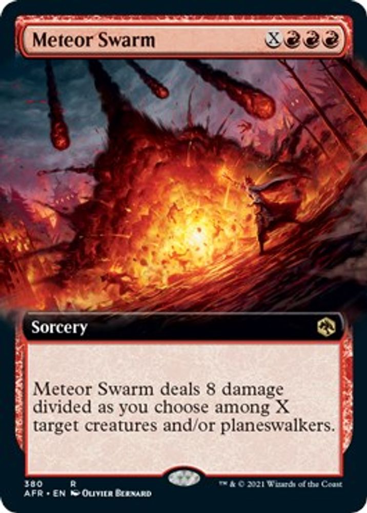 Meteor Swarm (Extended Art) · 380 · Adventures in the Forgotten Realms · Non-foil