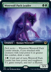 Werewolf Pack Leader (Extended Art) · 387 · Adventures in the Forgotten Realms · Non-foil