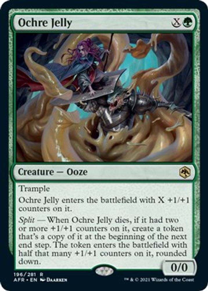 Ochre Jelly · 196 · Adventures in the Forgotten Realms · Foil
