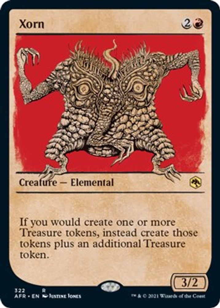 Xorn (Showcase) · 322 · Adventures in the Forgotten Realms · Non-foil