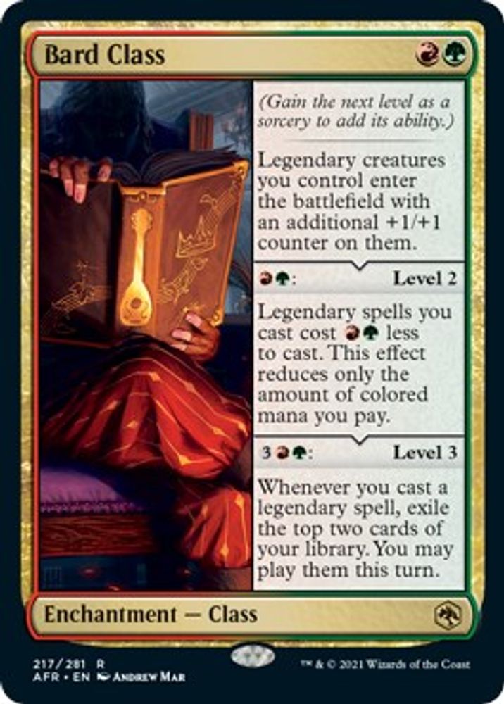 Bard Class · 217 · Adventures in the Forgotten Realms · Foil