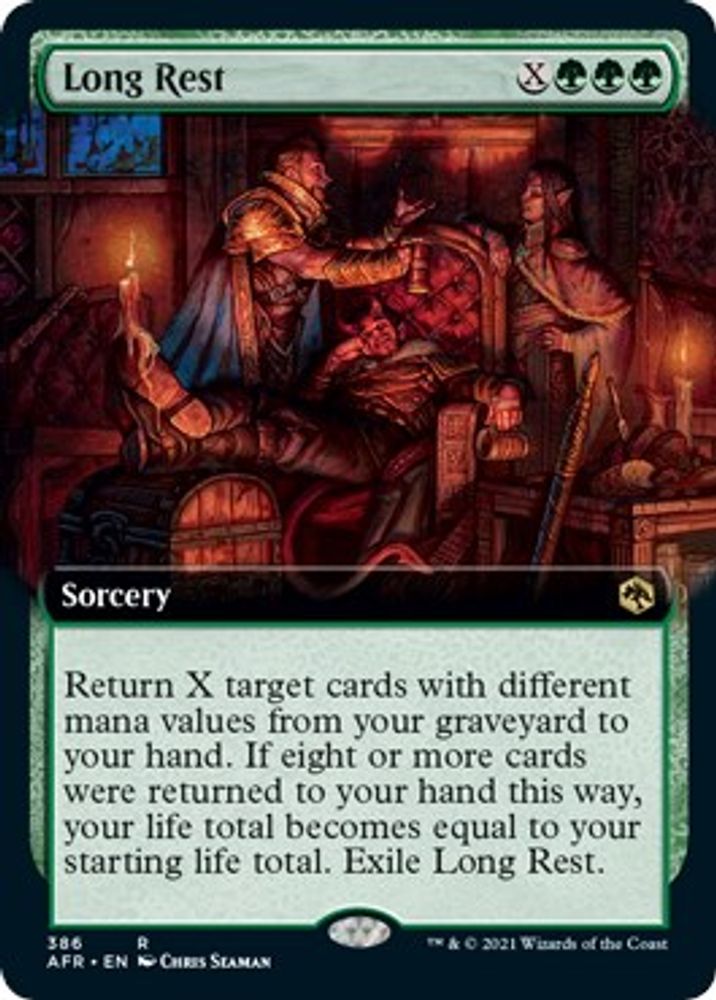 Long Rest (Extended Art) · 386 · Adventures in the Forgotten Realms · Non-foil