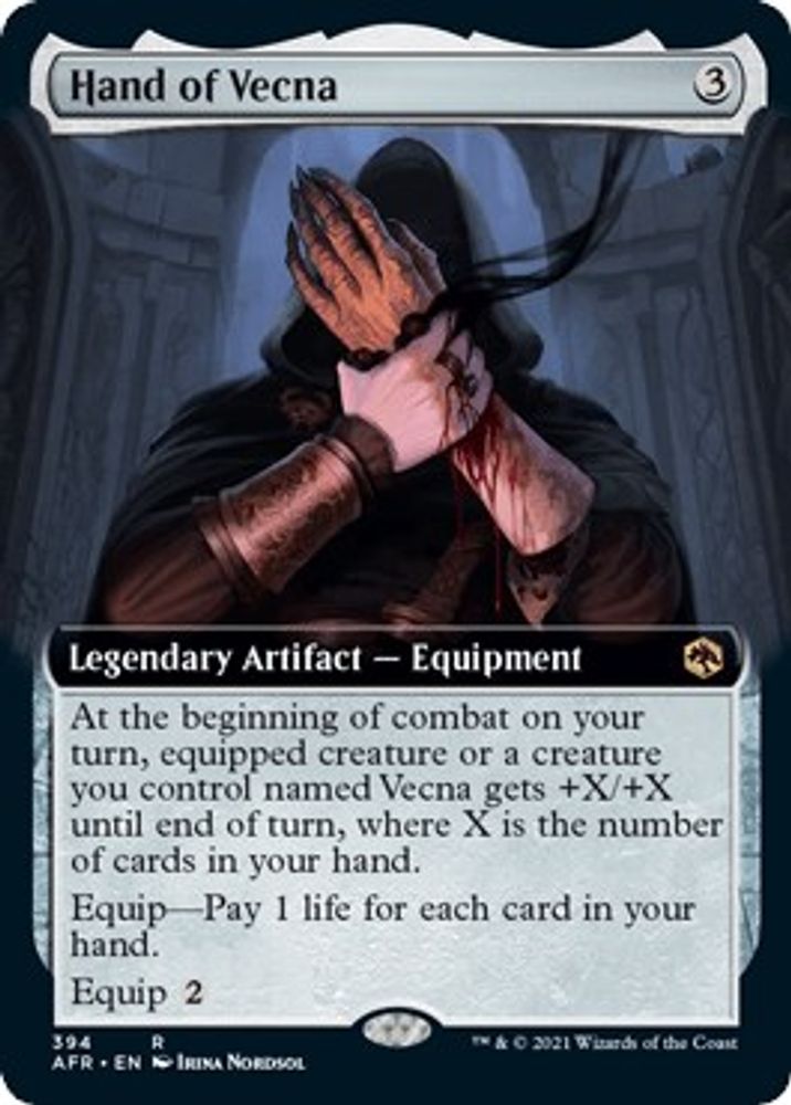 Hand of Vecna (Extended Art) · 394 · Adventures in the Forgotten Realms · Non-foil