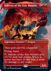 Inferno of the Star Mounts (Borderless) · 293 · Adventures in the Forgotten Realms · Non-foil