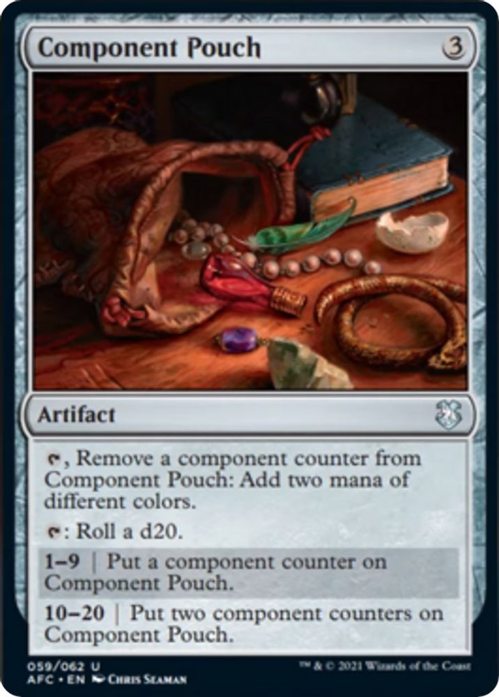 Component Pouch · 59 · Commander: Adventures in the Forgotten Realms · Non-foil