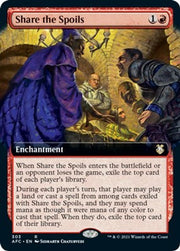 Share the Spoils (Extended Art) · 303 · Commander: Adventures in the Forgotten Realms · Non-foil