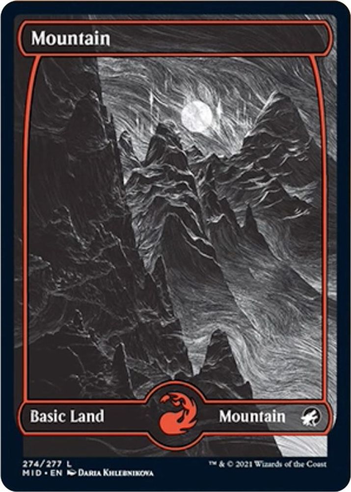 Mountain (274) · 274 · Innistrad: Midnight Hunt · Non-foil