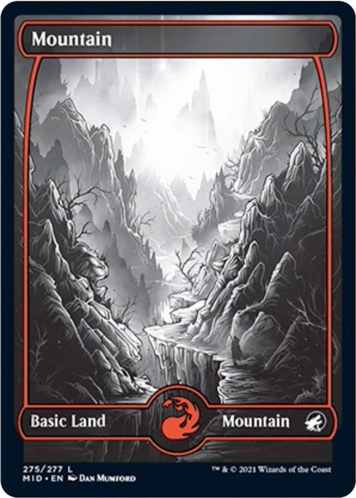 Mountain (275) · 275 · Innistrad: Midnight Hunt · Non-foil