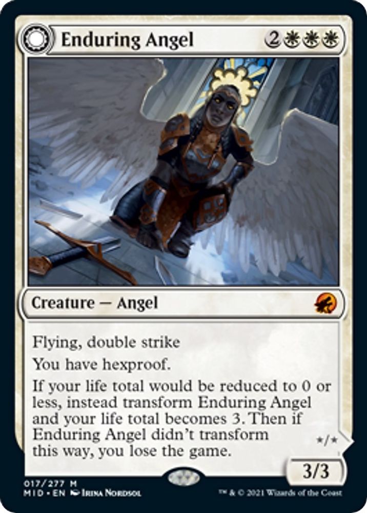 Enduring Angel · 17 · Innistrad: Midnight Hunt · Non-foil