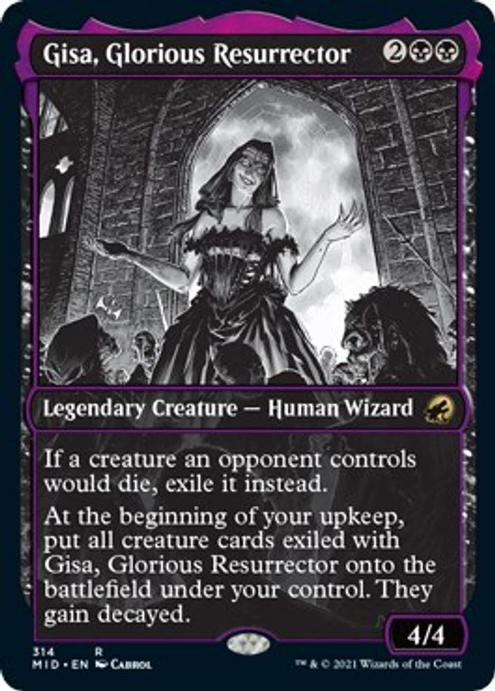 Gisa, Glorious Resurrector (Showcase) · 314 · Innistrad: Midnight Hunt · Non-foil