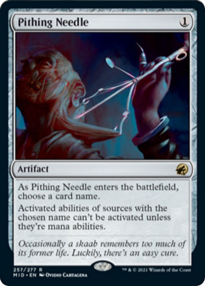 Pithing Needle · 257 · Innistrad: Midnight Hunt · Non-foil