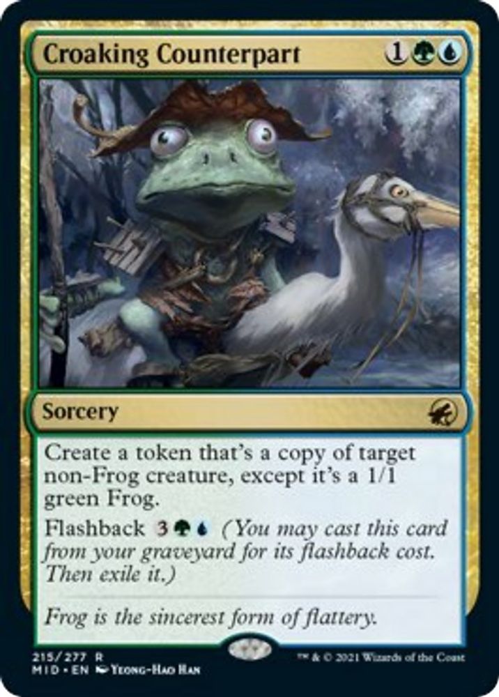 Croaking Counterpart · 215 · MID · Non-foil