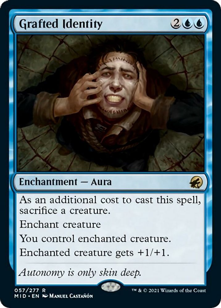 Grafted Identity · 57 · Innistrad: Midnight Hunt · Non-foil
