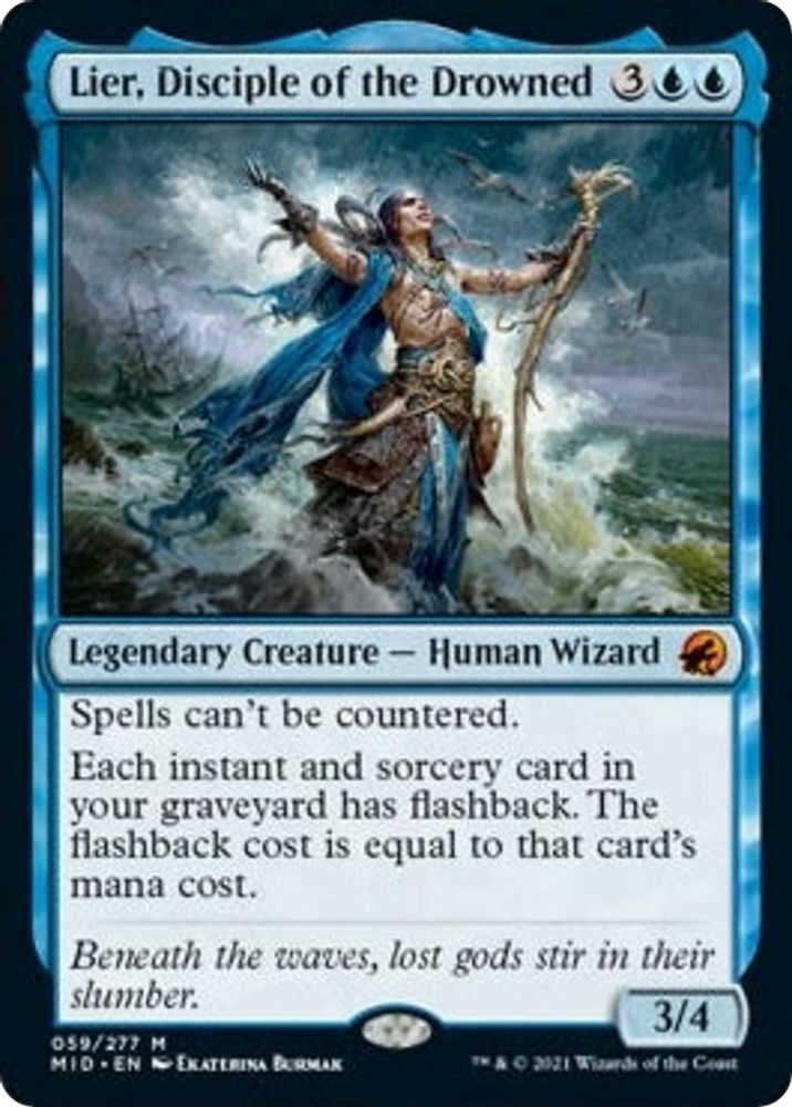Lier, Disciple of the Drowned · 59 · Innistrad: Midnight Hunt · Non-foil
