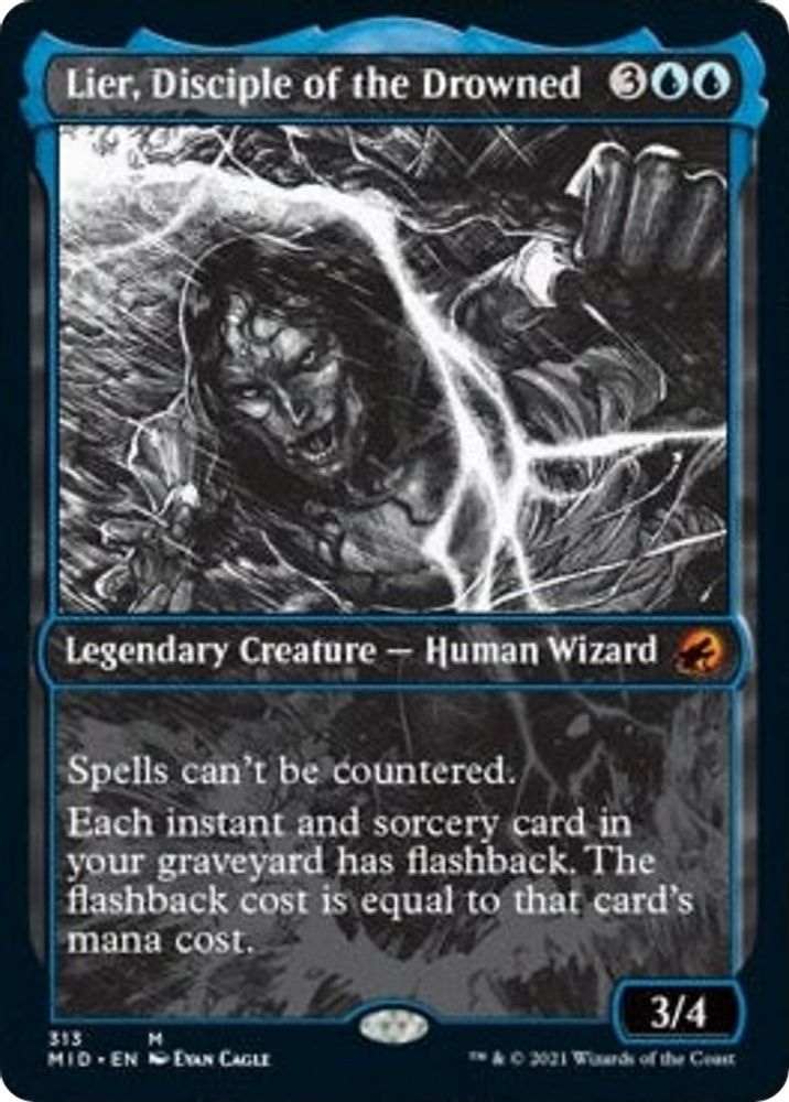 Lier, Disciple of the Drowned (Showcase) · 313 · Innistrad: Midnight Hunt · Non-foil