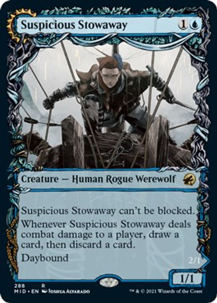Suspicious Stowaway (Showcase) · 288 · MID · Non-foil