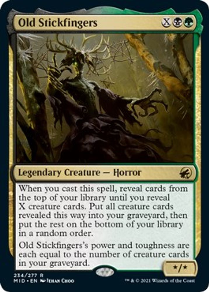 Old Stickfingers · 234 · Innistrad: Midnight Hunt · Non-foil