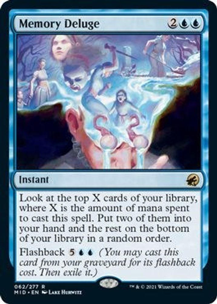 Memory Deluge · 62 · Innistrad: Midnight Hunt · Non-foil