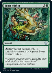 Beast Within · 133 · Commander: Innistrad: Midnight Hunt · Non-foil