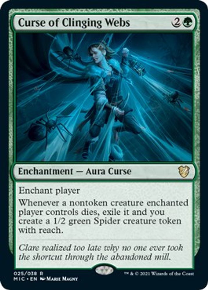 Curse of Clinging Webs · 25 · Commander: Innistrad: Midnight Hunt · Non-foil