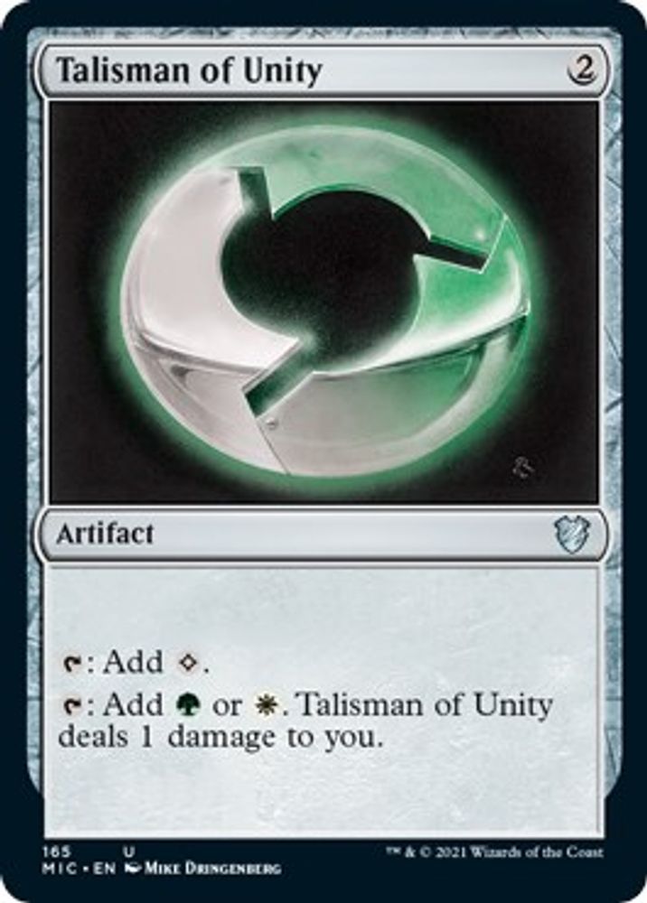 Talisman of Unity · 165 · Commander: Innistrad: Midnight Hunt · Non-foil