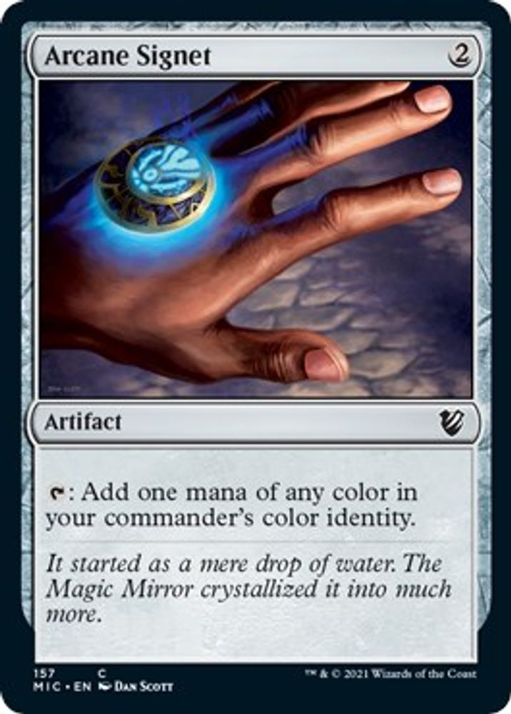 Arcane Signet · 157 · Commander: Innistrad: Midnight Hunt · Non-foil