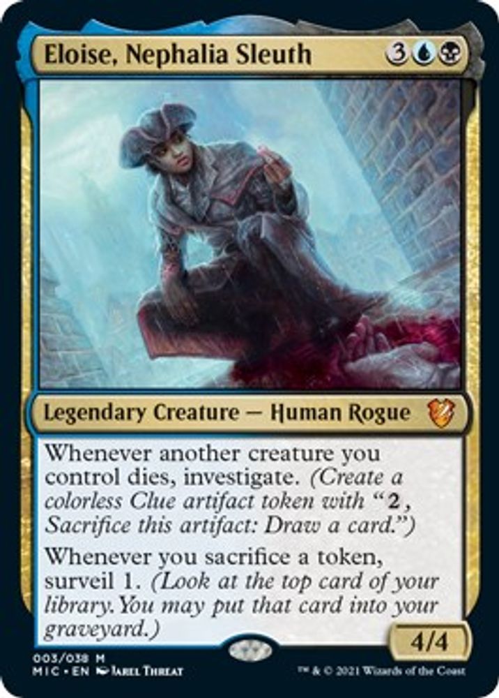 Eloise, Nephalia Sleuth · 3 · Commander: Innistrad: Midnight Hunt · Foil