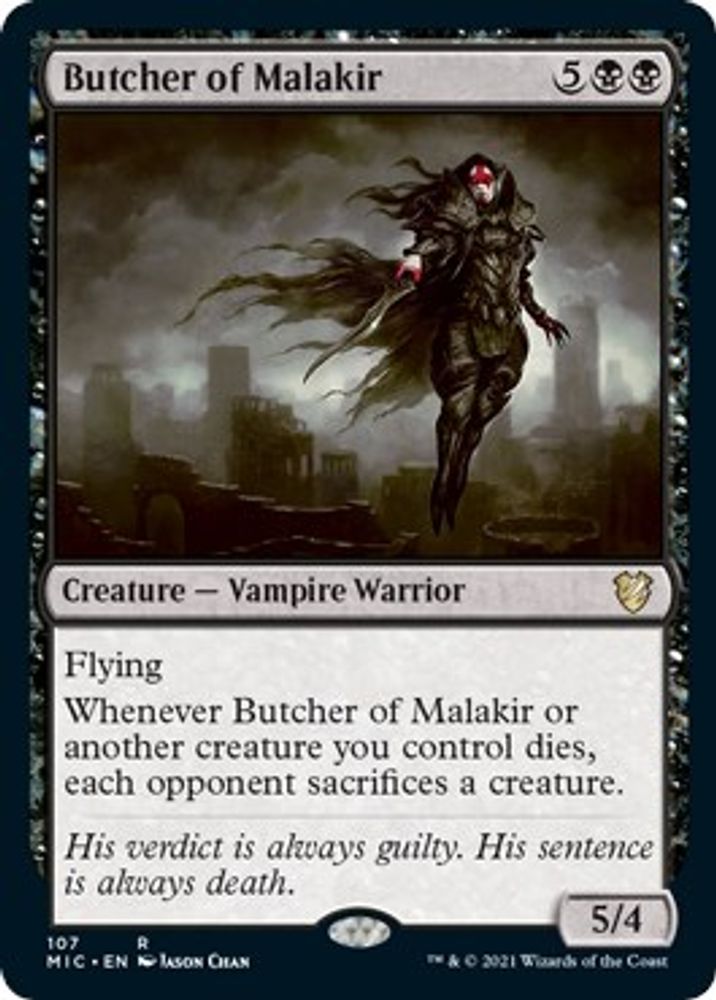 Butcher of Malakir · 107 · Commander: Innistrad: Midnight Hunt · Non-foil