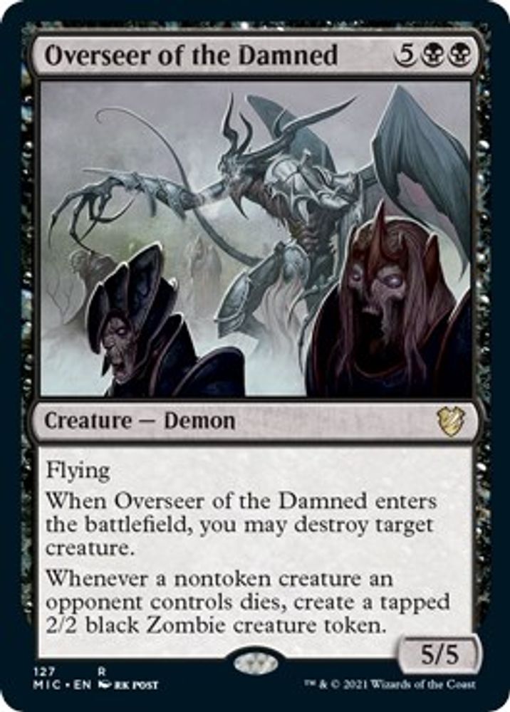 Overseer of the Damned · 127 · Commander: Innistrad: Midnight Hunt · Non-foil