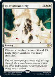 By Invitation Only · 5 · Innistrad: Crimson Vow · Non-foil