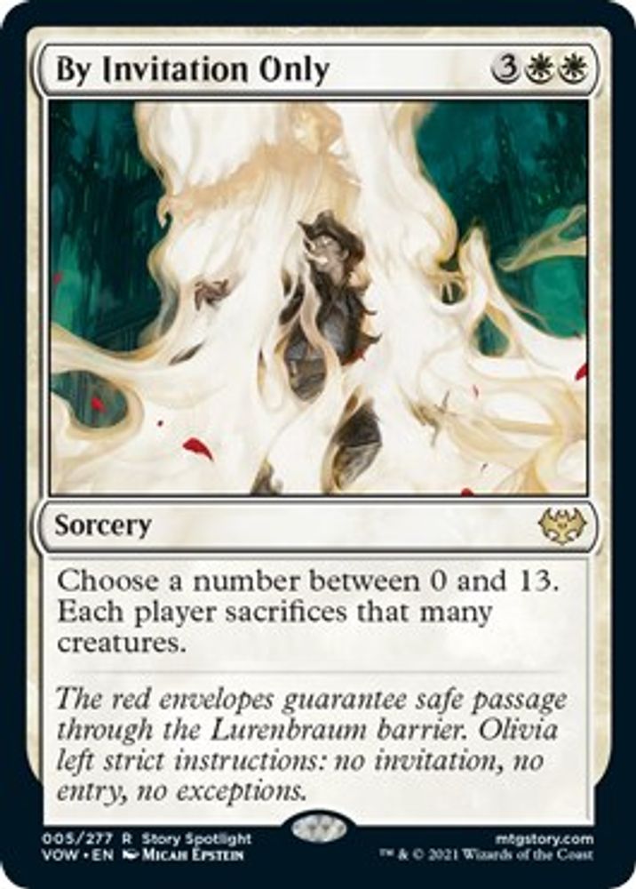 By Invitation Only · 5 · Innistrad: Crimson Vow · Non-foil