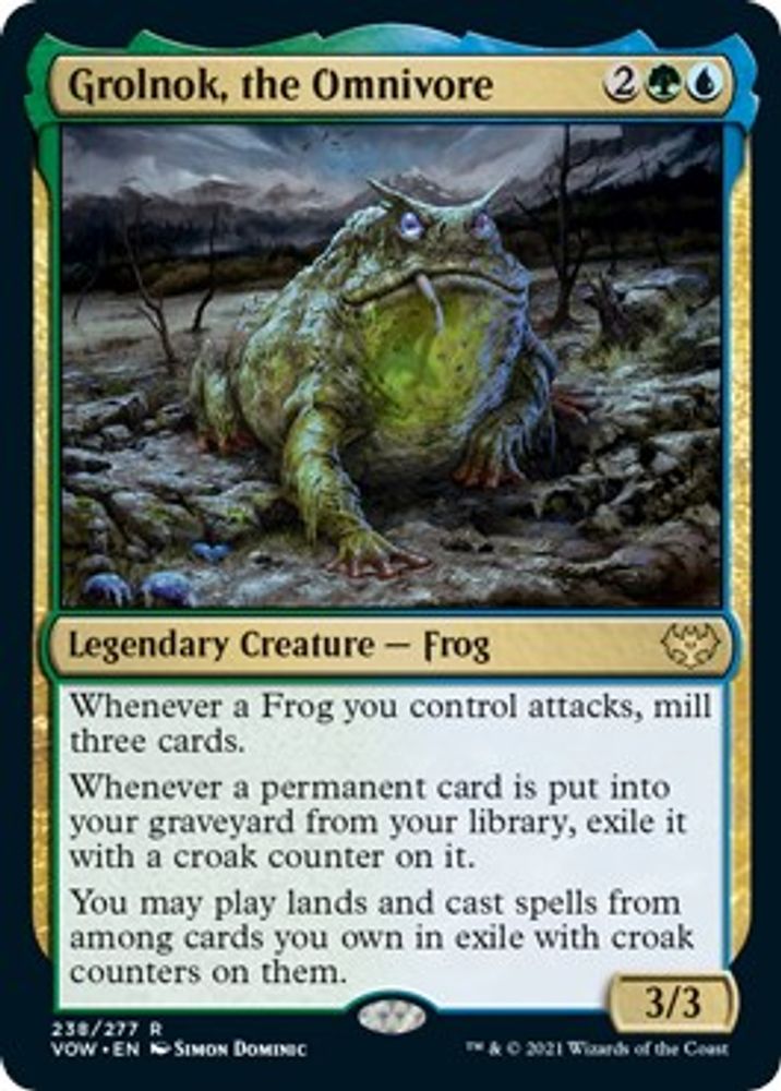 Grolnok, the Omnivore · 238 · Innistrad: Crimson Vow · Non-foil