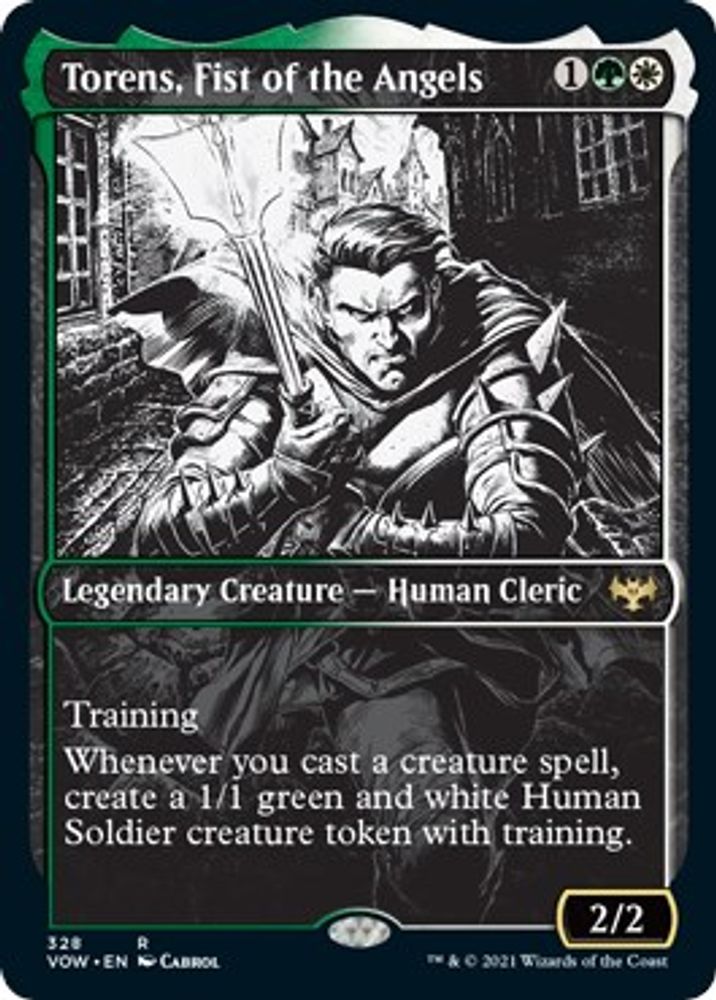 Torens, Fist of the Angels (Showcase) · 328 · Innistrad: Crimson Vow · Non-foil