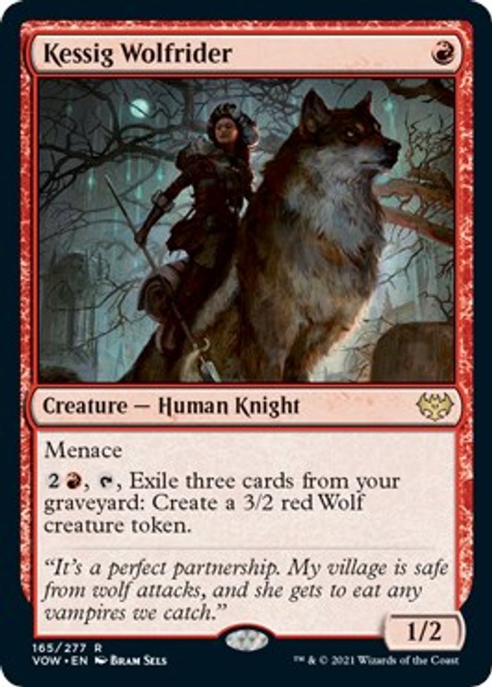 Kessig Wolfrider · 165 · Innistrad: Crimson Vow · Non-foil