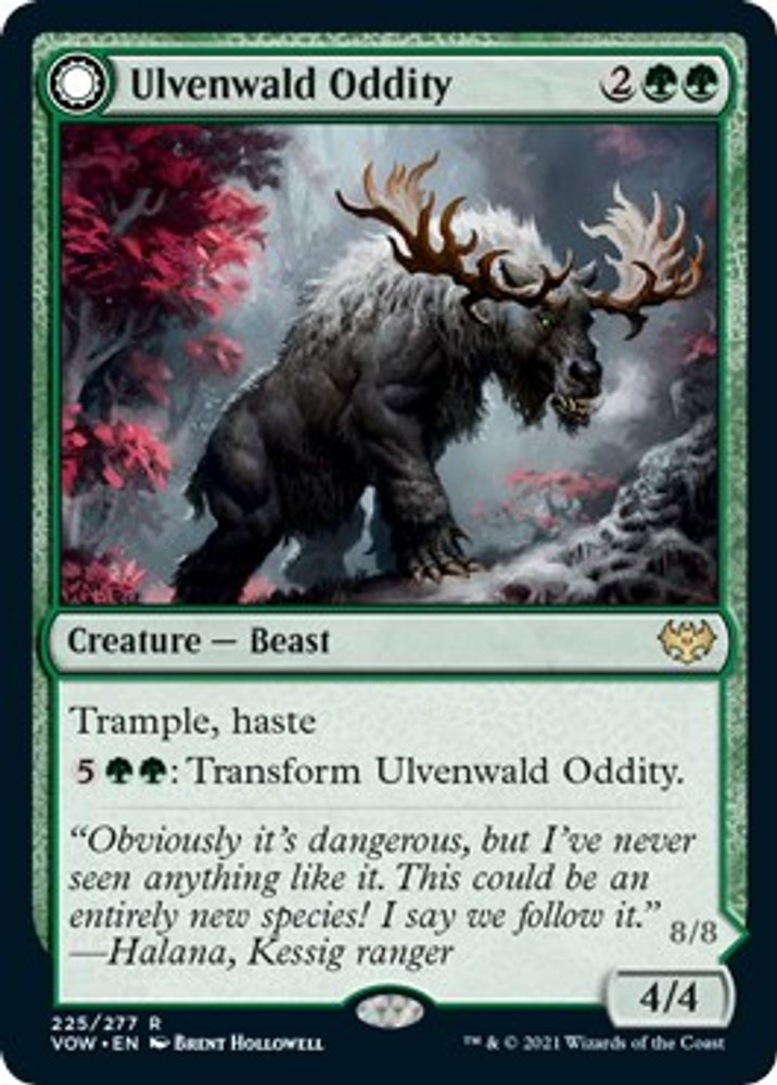 Ulvenwald Oddity · 225 · Innistrad: Crimson Vow · Foil