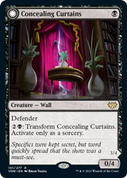 Concealing Curtains · 101 · Innistrad: Crimson Vow · Non-foil
