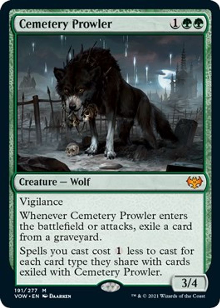 Cemetery Prowler · 191 · Innistrad: Crimson Vow · Non-foil