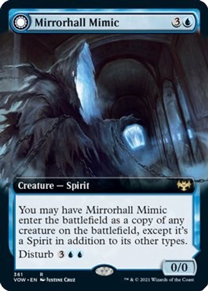 Mirrorhall Mimic (Extended Art) · 361 · Innistrad: Crimson Vow · Non-foil