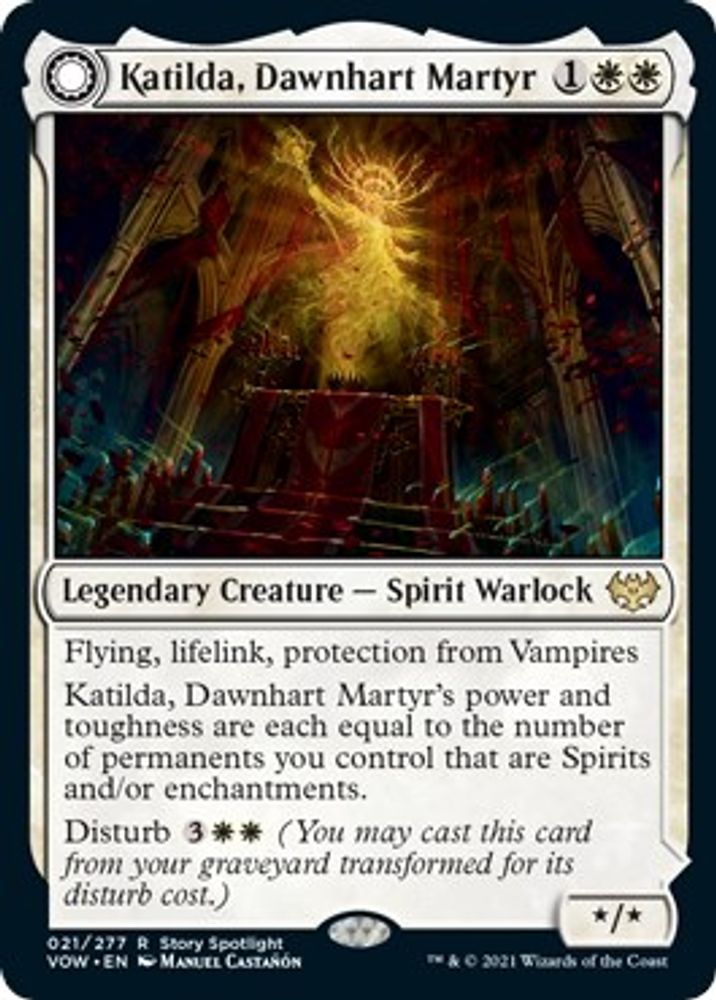 Katilda, Dawnhart Martyr · 21 · Innistrad: Crimson Vow · Non-foil